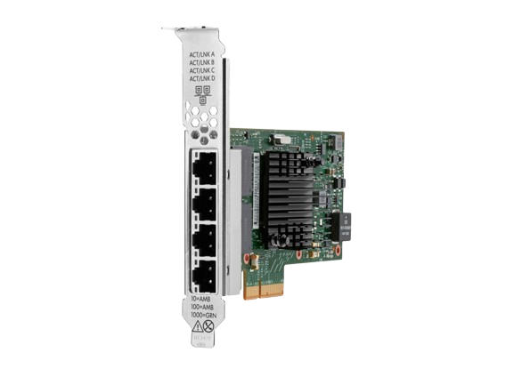 HPE Ethernet 366T Quad Port 1GbE Network Adapter