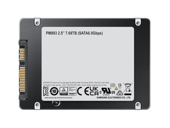 Samsung PM893 7.68TB SATA 6GB/s 2.5