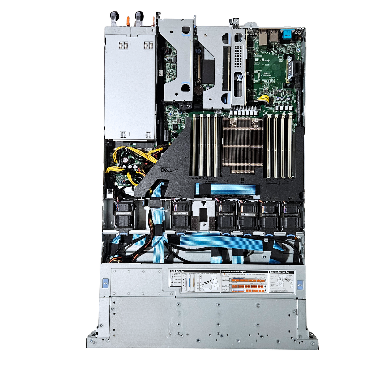 Dell R6515 Rear Panel Dell PowerEdge R6515 10 Bay SFF - 1.5TB DDR4 RAM / AMD EPYC 74F3