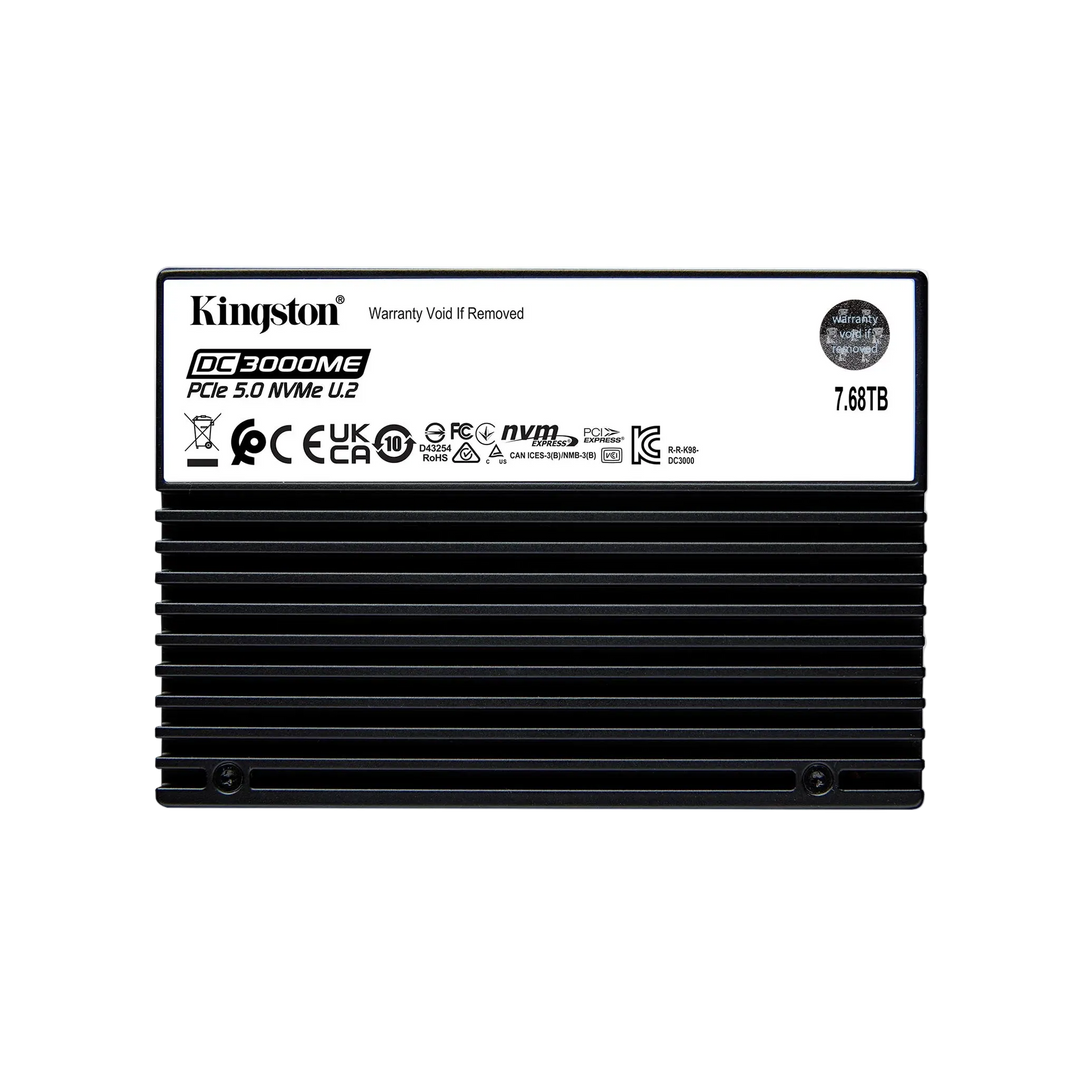 Kingston SEDC3000ME/7T6 DC3000ME 7.68TB U.2 PCIe 5.0 SSD