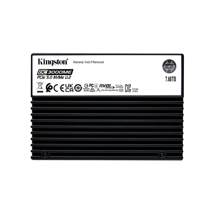 Kingston SEDC3000ME/7T6 DC3000ME 7.68TB U.2 PCIe 5.0 SSD