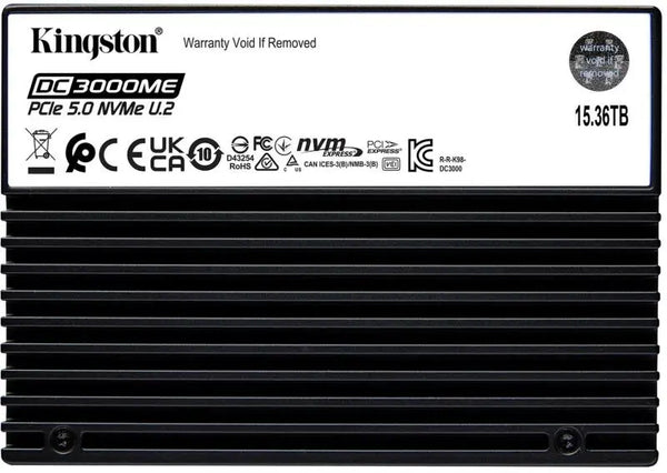 Kingston SEDC3000ME/15T3 DC3000ME 15.36TB U.2 PCIe 5.0 SSD