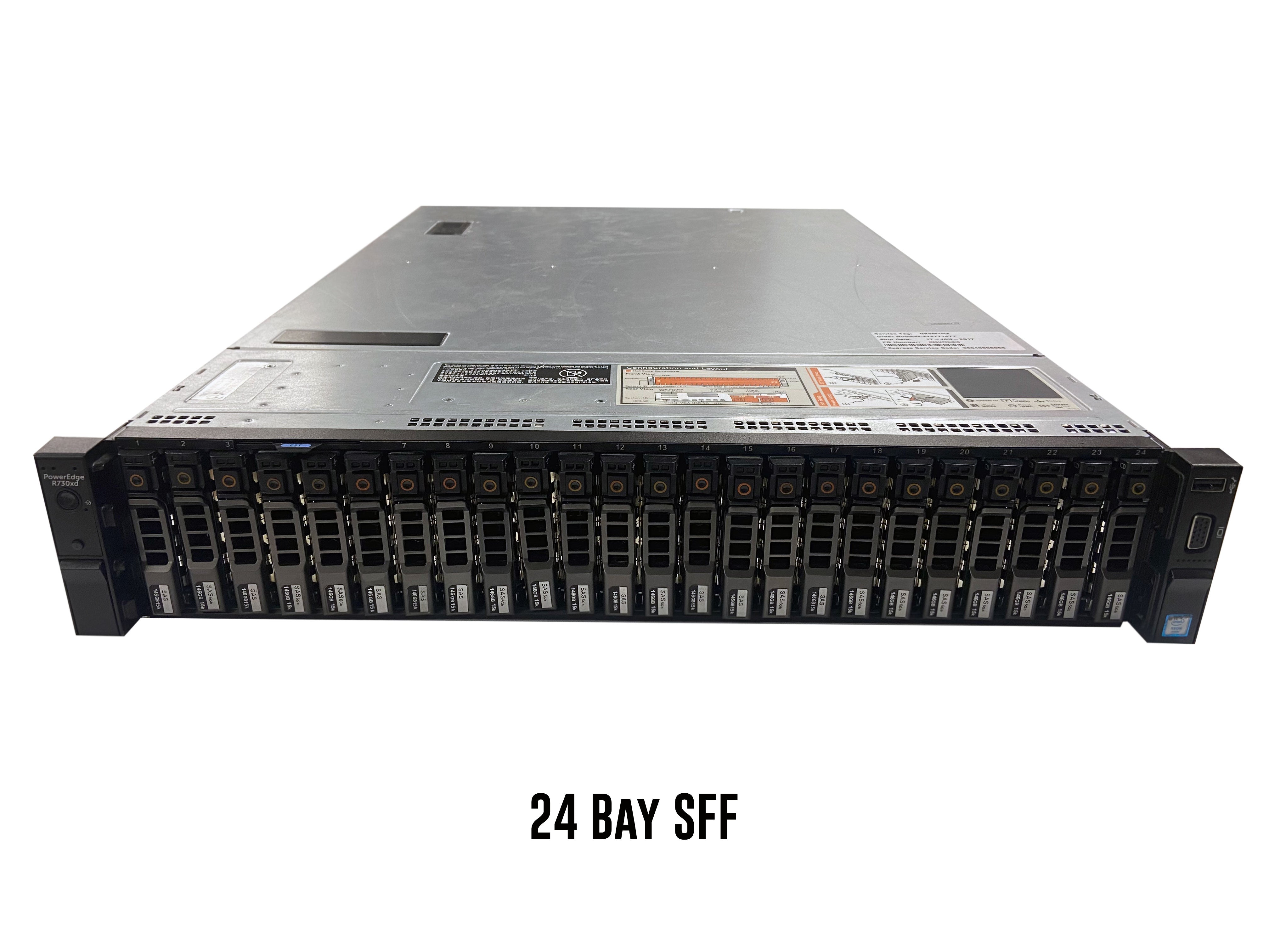 Dell PowerEdge R730xd - 24 Bay SFF